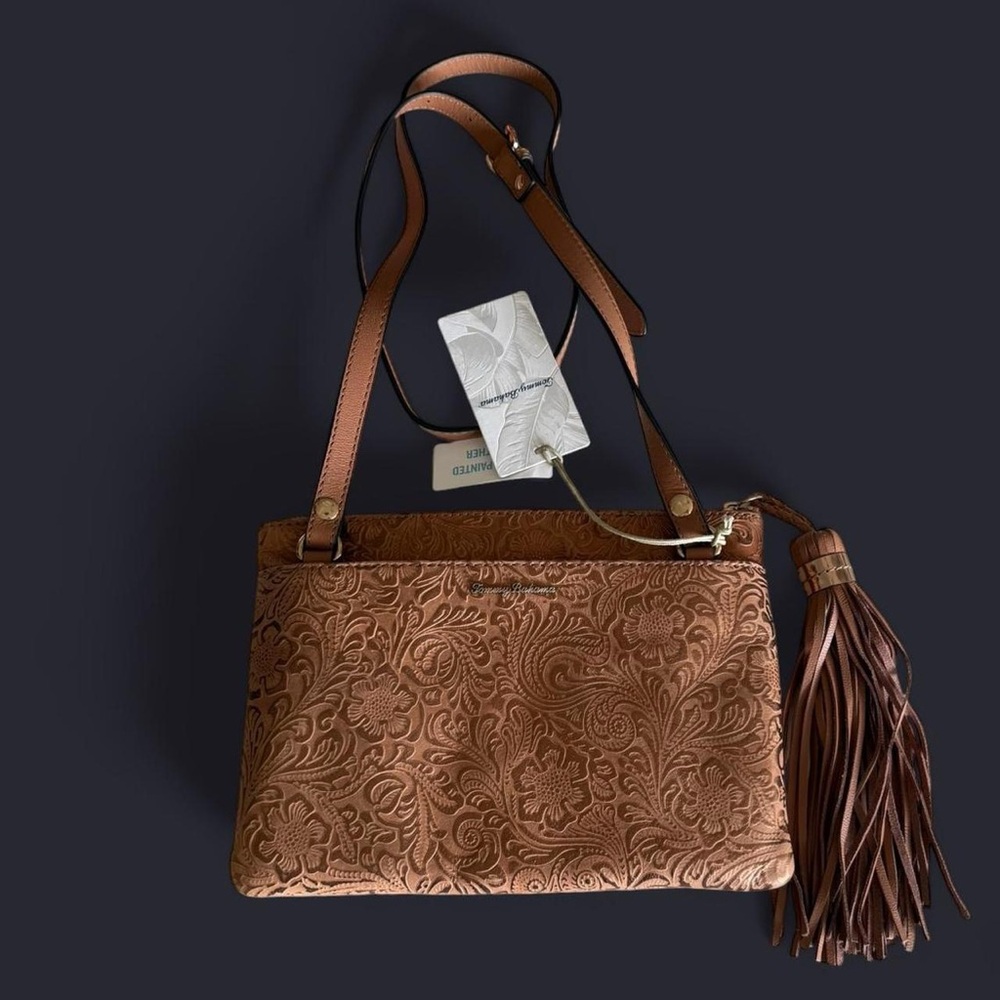 Tommy Bahama Convertible Clutch/Crossbody Bag with Tassel